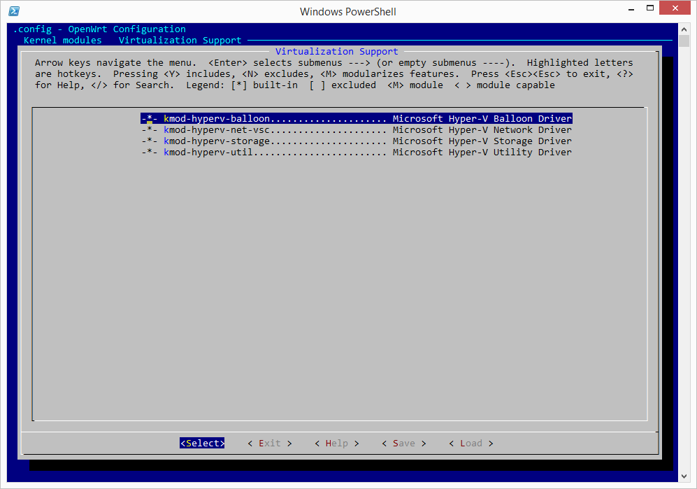 make menuconfig kernel modules virtualization support.png